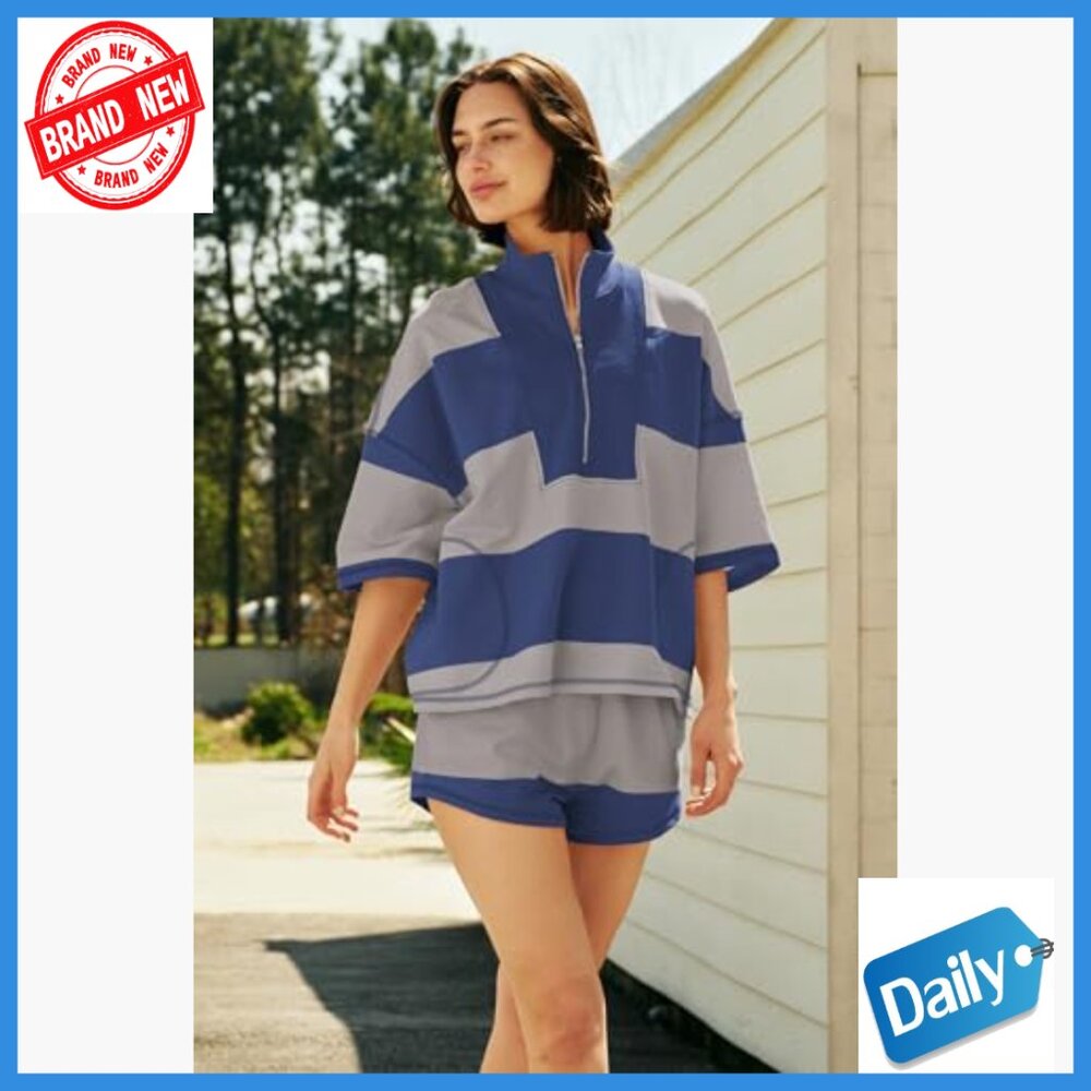 Large Polyester Blend Workout Set with Pockets, L… - image 3